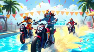 Moto X3M Pool Party Oddo Game